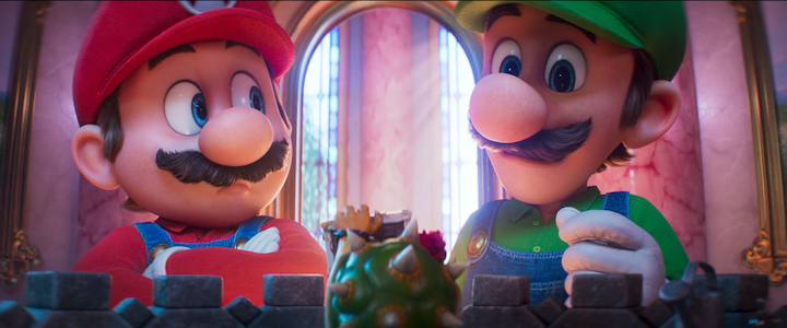 Still from the movie The Super Mario Galaxy Movie