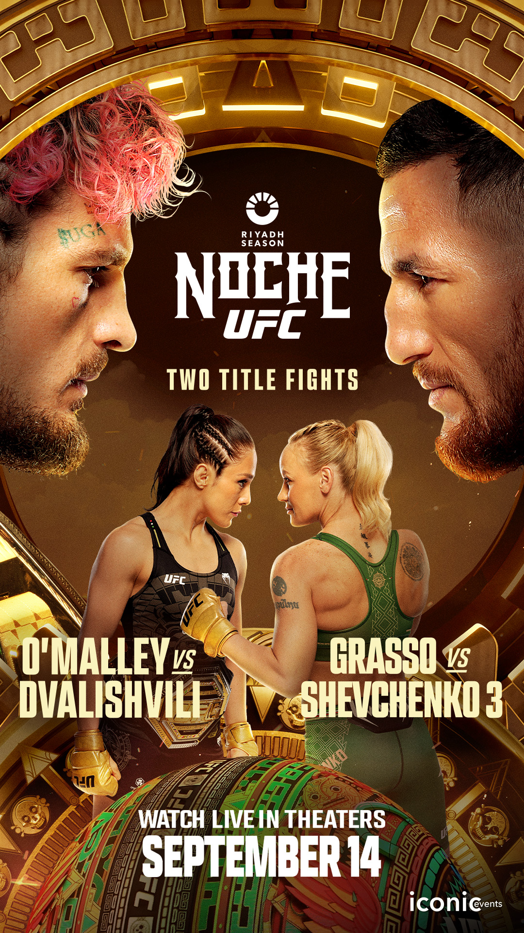 Riyadh Season Noche UFC: O’Malley vs. Dvalishvilli